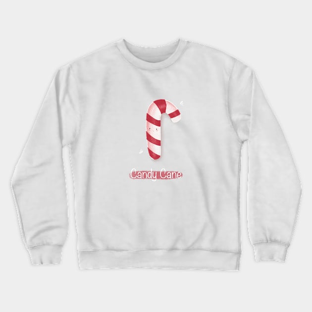 Candy Cane Crewneck Sweatshirt by Mydrawingsz